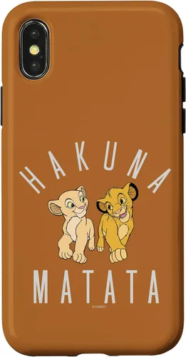 Vista 5 de Funda para iPhone 13 Pro Max Disney The Lion King Simba y Nala Hakuna Matata