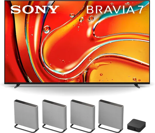 Vista 8 de Sony Mini televisor LED QLED 4K Ultra HD de 55 pulgadas BRAVIA 7 Smart Google TV con Dolby Vision HDR y características exclusivas