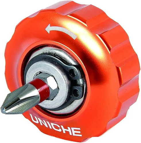 Vista 6 de Miniherramienta de trinquete continuo de bicicleta con función reversible. Kit de reparación multiherramienta para bicicletas de carretera