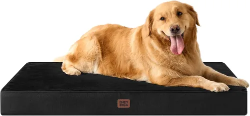 Vista 15 de EHEYCIGA Cama ortopédica impermeable para perros de 35 x 23 pulgadas, cama de espuma viscoelástica para perros de tamaño grande, alfombrilla lavable
