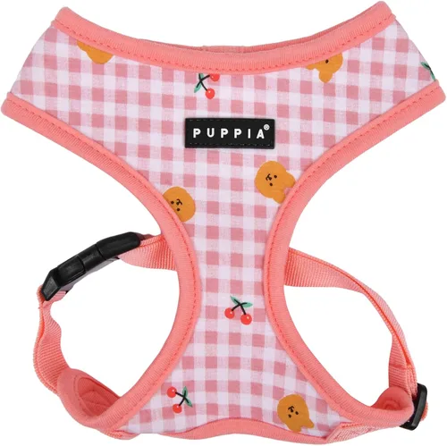 Vista 22 de Puppia Arnés para perro sobre la cabeza de moda de primavera y verano, Aqua_Fete, talla M