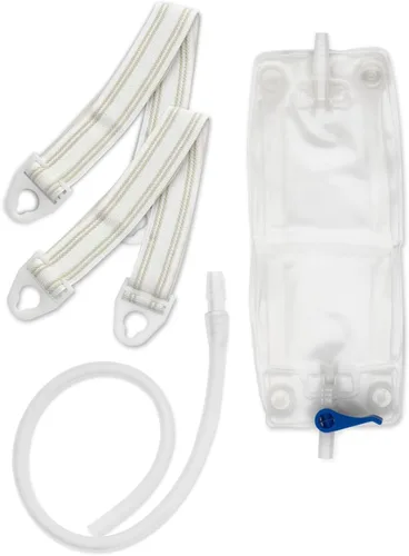 Vista 2 de Hollister - 9349 - Paquete combinado de bolsas urinarias para piernas, grande 32 oz.
