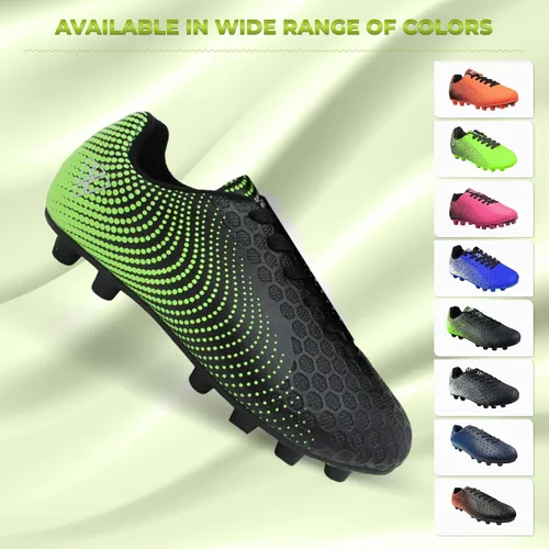 Vista 5 de Vizari Stealth Firm Ground - Botines de fútbol para jóvenes, ligeros, duraderos y cómodos con excelente tracción, zapatos de fútbol para niños
