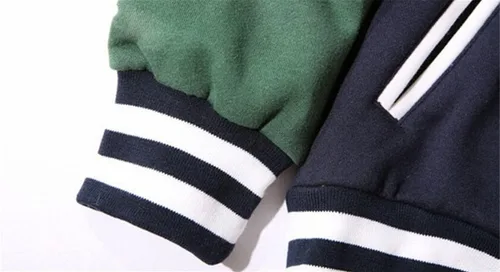 Vista 5 de babyhealthy Kpop Sudadera con capucha Varsity Chaqueta Jungkook V Jimin JIN SUGA Jhope Rap Baseball Jacket