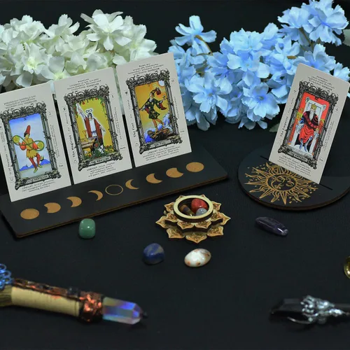 Vista 3 de Knana - Juego de 10 portatarjetas de tarot, accesorios para tarot
