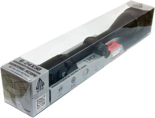 Vista 9 de UTG 6-24X50 1" Hunter Scope, AO, 36 colores Mil-punto, con anillos