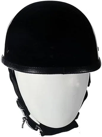 Vista 4 de Eagle Shiny Novelty Skull Cap Basic Flat Eagle Novelty Cap (negro brillante)