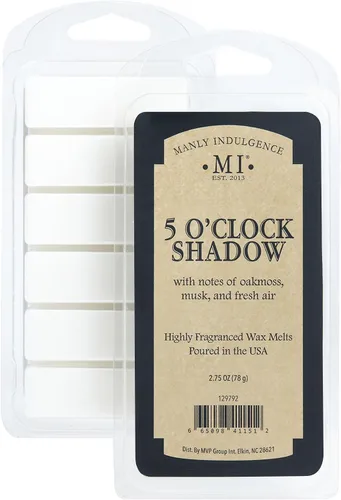 Vista 3 de Manly Indulgence 5 O'Clock Shadow Ceras Perfumadas Derretibles, Cubos Calentadores de Cera Derretible, Cubos de Cera Perfumada para Calentador
