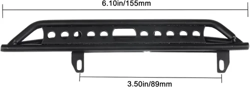 Vista 6 de Hobbypark Estribos de pedal lateral de metal placa de pie para escala 1/10 RC Crawler Car Axial SCX10 III AXI03007 Hop-ups Piezas de actualización