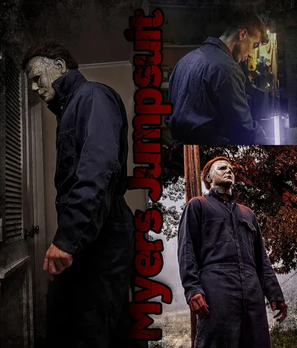 Vista 2 de Disfraz de Michael Myers, cómodo disfraz de Halloween para adultos para hombres y mujeres, máscara perfecta de Michael Myers (no incluida)