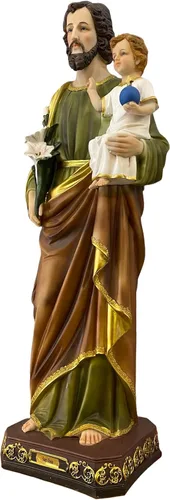Vista 3 de Gigi's Classy Kids Estatua de San José Jesús de 35 pulgadas Imagen de San José Estatua Religiosa Regalo Arte