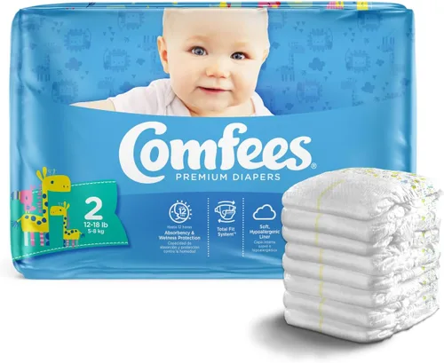 Vista 13 de Comfees Pañales de bebé prémium con sistema de ajuste total para niños y niñas, talla 5, 27 unidades, CMF-5