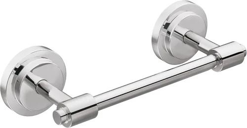 Vista 5 de Moen Iso DN0708BN - Soporte de papel higiénico pivotante moderno de doble poste de la colección de níquel cepillado
