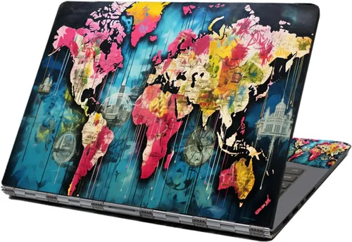 Vista 11 de Calcomanía para laptop de 12, 13, 13, 3, 14, 15, 15, 4, 15, 15, 6 pulgadas, protector de calcomanías artísticas para computadora portátil