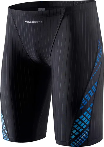 Vista 8 de MY KILOMETRE Traje de Baño para Hombre Jammer de Natación Sólido Jammers de Natación Endurance Largo de Carrera Entrenamiento Luz roja