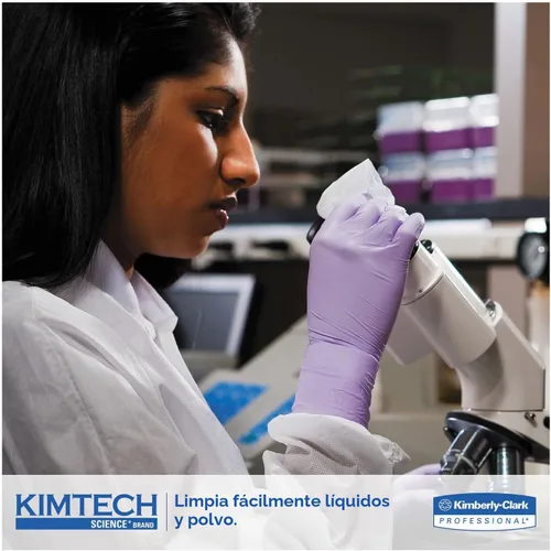 Vista 6 de Kimtech 34120 KIMWIPES Limpiaparabrisas delicados, 1 capa, 4 2/5 x 8 2/5, 280/caja, 30 cajas/cartón