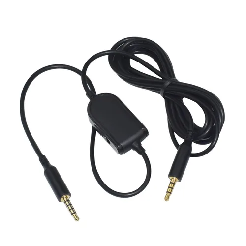 Vista 2 de Alitutumao Cable de repuesto Astro A10 A40 para chat de audio con control de volumen silencioso, funciona con auriculares Astro A10 A40
