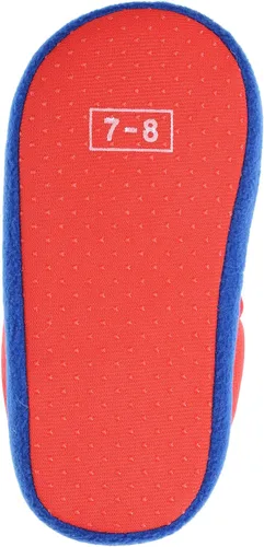 Vista 6 de Paw Patrol Pijama para niños, 2 piezas con pantuflas adicionales, 100% poliéster, niño pequeño de 2T a 5T, Azul, Rojo