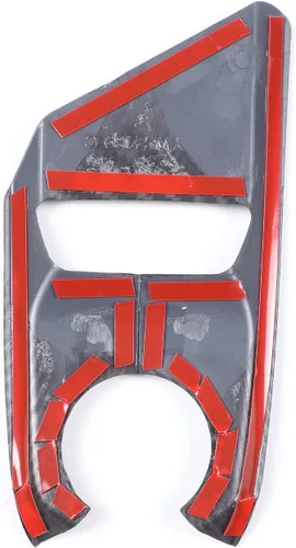 Vista 7 de Sekhyna Cubierta de panel de palanca de cambios ABS 1 unidad compatible con Corvette C8 Stingray 2020-2023 consola central antideslizante cubierta