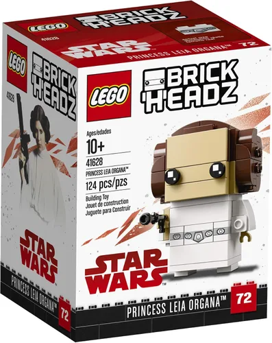 Vista 4 de LEGO 6225350 Brickheadz Princess Leia Organa 41628 Kit de construcción, multicolor