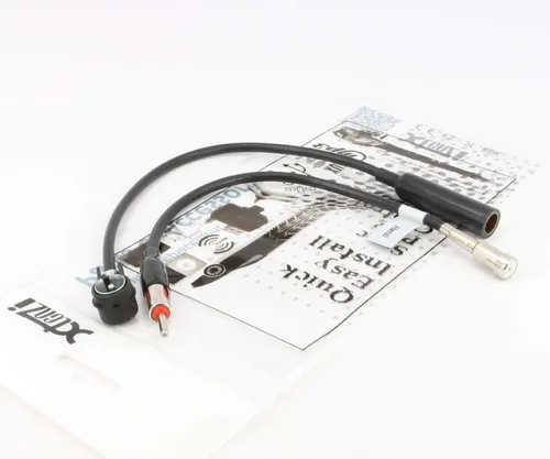 Vista 4 de Xtenzi Kit adaptador de antena de radio de coche XT2021 compatible con VW Audi BMW Mercedes 88-05