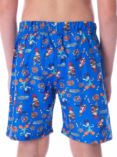 Vista 5 de Beyblade Burst - Traje de baño con estampado de personajes Azul