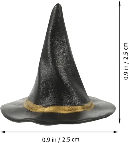 Vista 8 de Witch Hat Decoration 24Pcs Miniature Witch Hats for Halloween Party Decor Perfect for Dollhouse Accessories