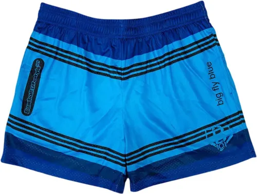 Vista 7 de Baseball Lifestyle 101 Pantalones cortos de malla Crayon para niño con bolsillos laterales y cintura elástica, 5 pulgadas de entrepierna, tallas