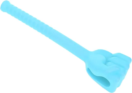 Vista 7 de Masajeadores manuales de espalda, martillo de masaje, martillo de masaje de silicona con mango largo antideslizante, masajeador de puño