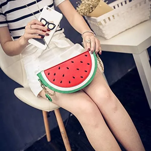 Vista 4 de Bolso de mensajero para mujer de limónWatermalon Fruit