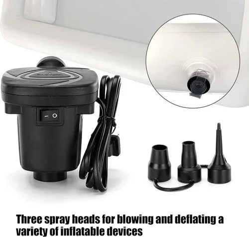 Vista 5 de Bañera inflable y champú, bañera de PVC para adultos, kit de ducha inflable con bomba de aire eléctrica y bolsa de agua para embarazadas, ancianos