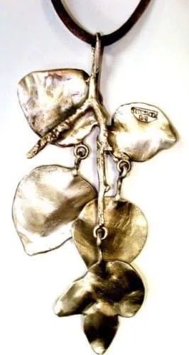 Vista 9 de Michael Michaud - Collar de perlas Orange Blossom para estaciones de plata