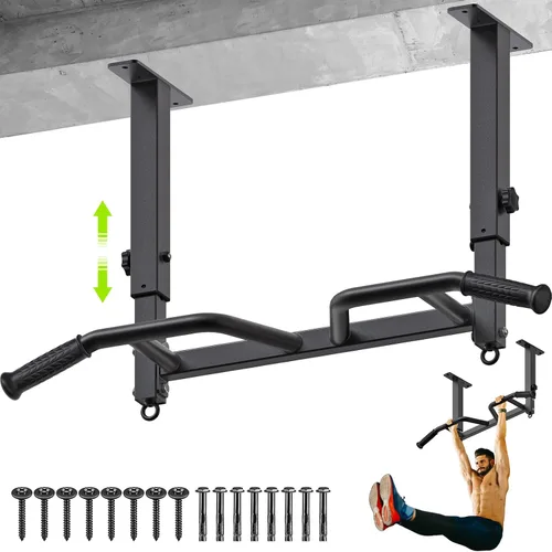 Vista 12 de SELEWARE Heavy Duty Welded Pull Up Bar, Versatile Doorway Wall Mount, Joist Mounted, and Ceiling Mounted Chin Up Bars, Thick Metal Sturdy