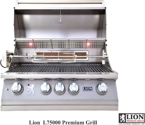 Vista 2 de Parrilla a gas natural de primera calidad Lion, 32 pulgadas, L75623
