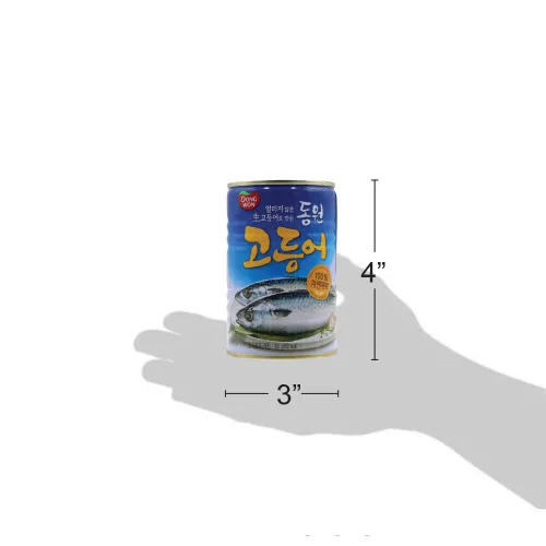 Vista 3 de Dongwon Sustituto de carne de caballa hervida, 14.1 onzas