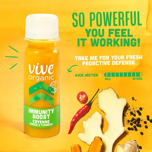 Vista 7 de Functional Shot por Vive Organic Una potente dosis de salud y bienestar Sin OMG, certificado USDA orgánico, vegano, sin gluten, prensado