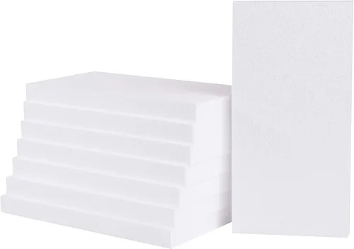 Vista 7 de Silverlake - Tablas de espuma para manualidades de 4 x 12 x 1 para proyectos de láminas de espuma de poliestireno (paquete de 24)