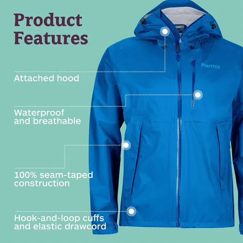 Vista 4 de Marmot Magus - Chaqueta ligera impermeable para hombre.