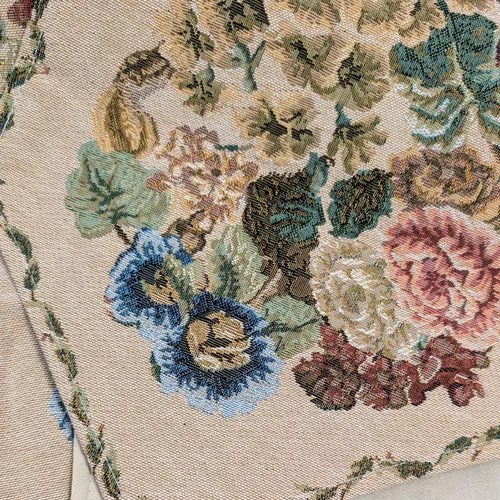 Vista 2 de Tache Tapestry - Camino de mesa rústico con diseño floral de campo, 13 x 48 pulgadas
