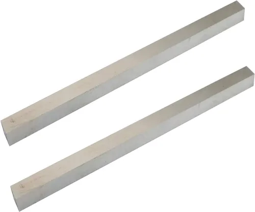 Vista 11 de 5 brocas de corte cuadrado HSS para torno de 0.157 in x 0.157 in x 7.874 in, molinillo de herramientas HSS en blanco, fresa rectangular de acero
