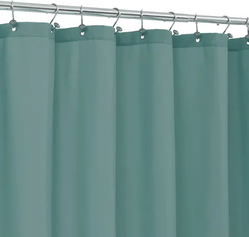 Vista 16 de ALYVIA SPRING Forro de Cortina de Ducha de Tela Extra Largo Impermeable - 72" x 96", Suave y Ligero Cortina de Ducha X-Larga con 3 Imanes, Lavable a