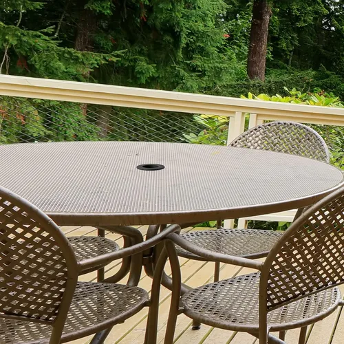 Vista 4 de Outus Anillo de Agujero de Sombrilla para Mesa de Patio, Cuña de Cono de Sombrilla, Enchufe de Estabilizador de Sombrilla para Orificio de Mesa