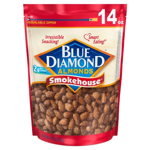 Vista 64 de Blue Diamond Almonds, Almendras espolvoreadas de cacao asadas al horno, 14 onzas
