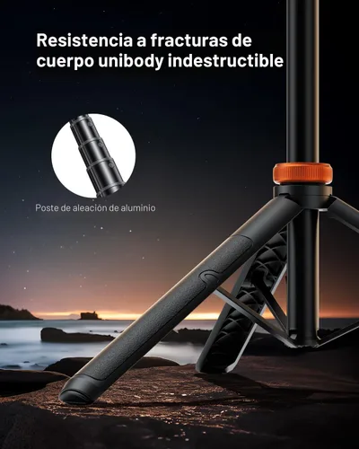 Vista 4 de EUCOS Trípode magnético de teléfono de 62 pulgadas para iPhone, trípode