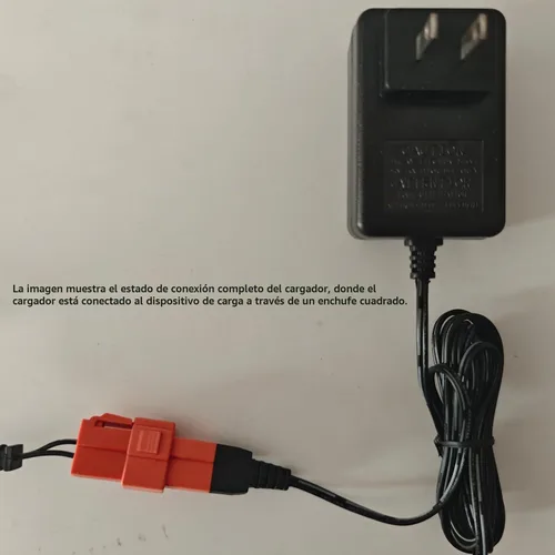 Vista 8 de Cargador de 6 V para niños, juguetes y autos, adaptador de enchufe cuadrado