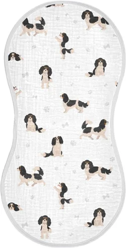 Vista 24 de vvfelixl Paños para eructos, Bichon Frise para bebé, niño, niña, bebé, trapos para eructos, 1 paquete Multi 15