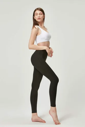 Vista 4 de DEVOPS - ropa interior leggings térmicos largos para mujer, 2