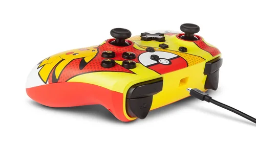 Vista 5 de NINTENDO SWITCH PIKACHU POP ART WIRED ENHANCED CONTROLLER POWER A