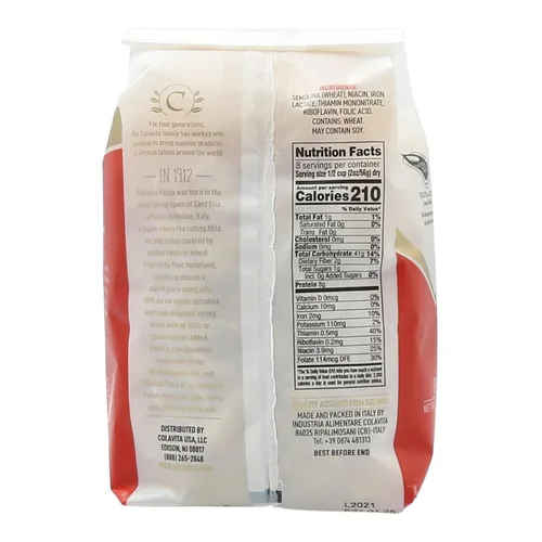 Vista 2 de Colavita Pasta - Conchas, 1 libra - Paquete de 20