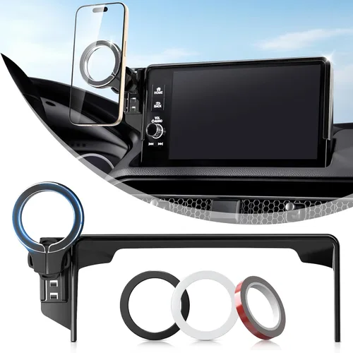 Vista 9 de pop-tech Soporte de teléfono de coche para Honda CR-V HR-V 2023 2024 2025 2026: para soporte magnético MagSafe de teléfono celular para accesorios